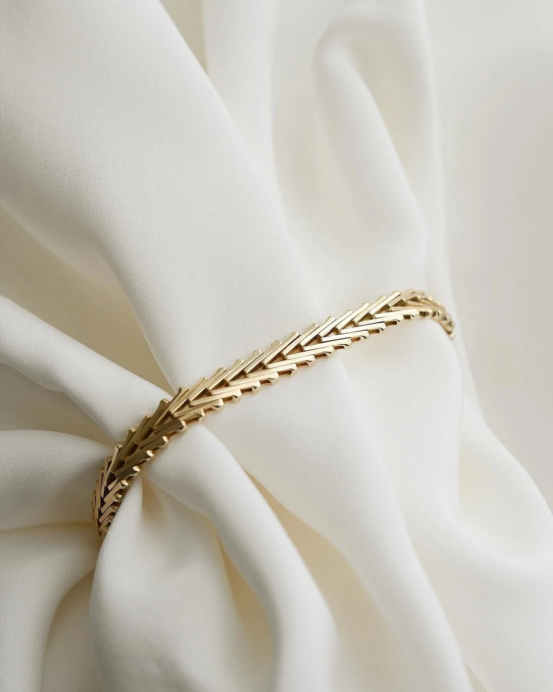 Gorg Rare Danish Vintage Mid Century Bracelet 14K Gold 1960