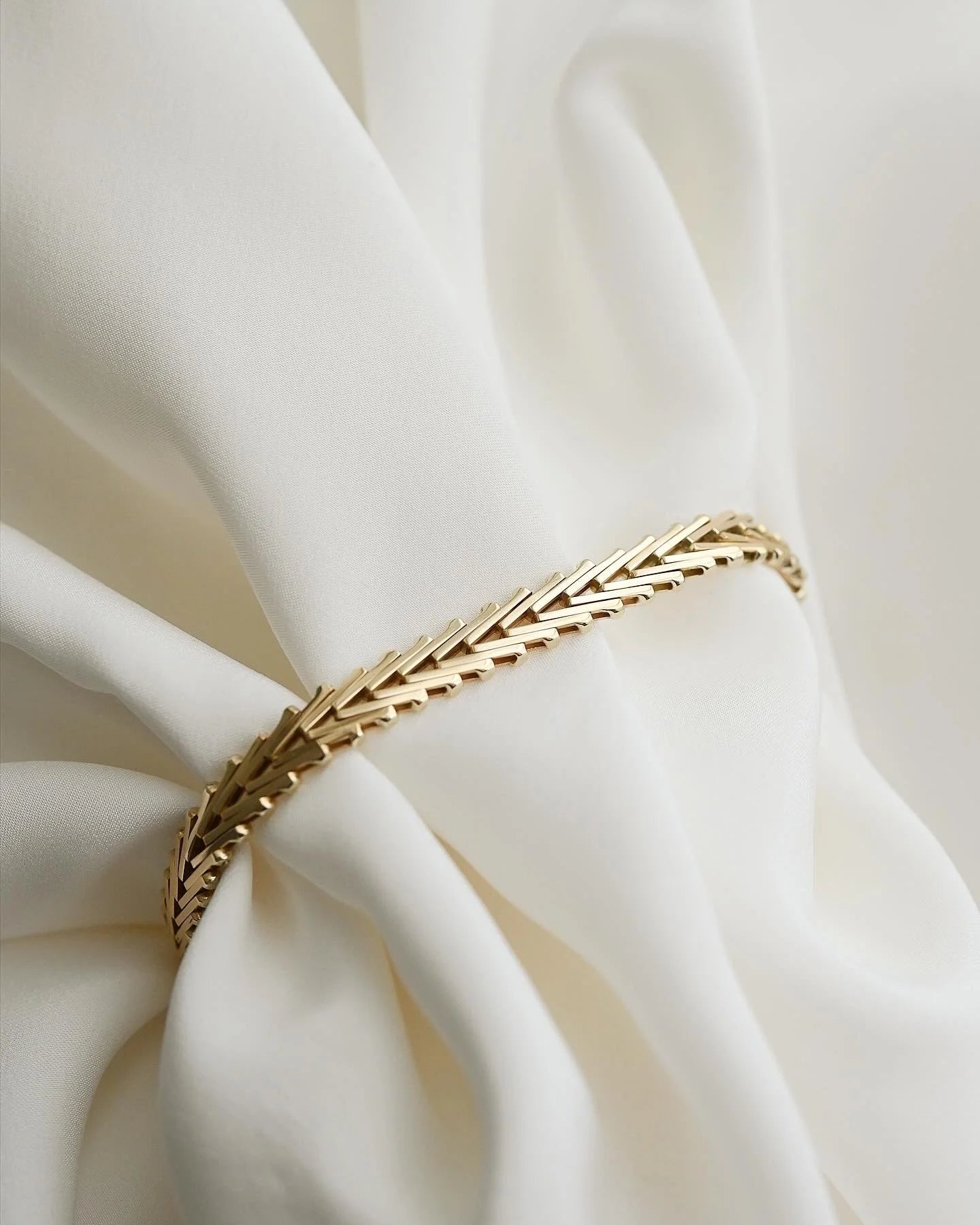 Gorg Rare Danish Vintage Mid Century Bracelet 14K Gold 1960