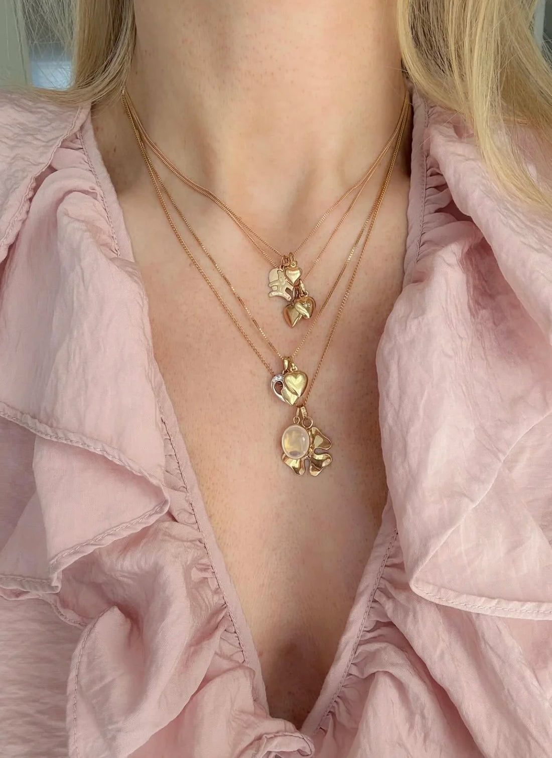 The Lovelies Heart Charm Collection Pick Your Favorite 18K Gold