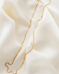 Rare Long Thick Vintage Box Chain Necklace 18K Gold