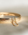 Art Deco Dream Bangle 18K Gold