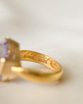 Beautiful Lavendar Amethyst 23K Gold 1900
