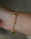 Special Mid Century 10 Charm Bracelet 18K Gold 1959