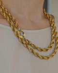 Extraordinary Rare Victorian Necklace 18K Gold