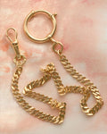 10.4 inches Antique Watch Chain 18K Gold 1938