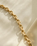 Glowing Vintage Anchor Chain 14K Gold