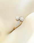 The Ring You Wanted Him to Buy But Now Can Buy Yourself Antique Diamonds 18K Gold 1930s