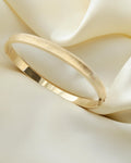 Stunning Textured Vintage Bangle 14K Gold 1970s