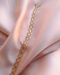 Incredible Star Link Bracelet 18K Gold Sweden 1964