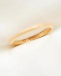 Rare Dotted Swedish Vintage Band 18K Gold