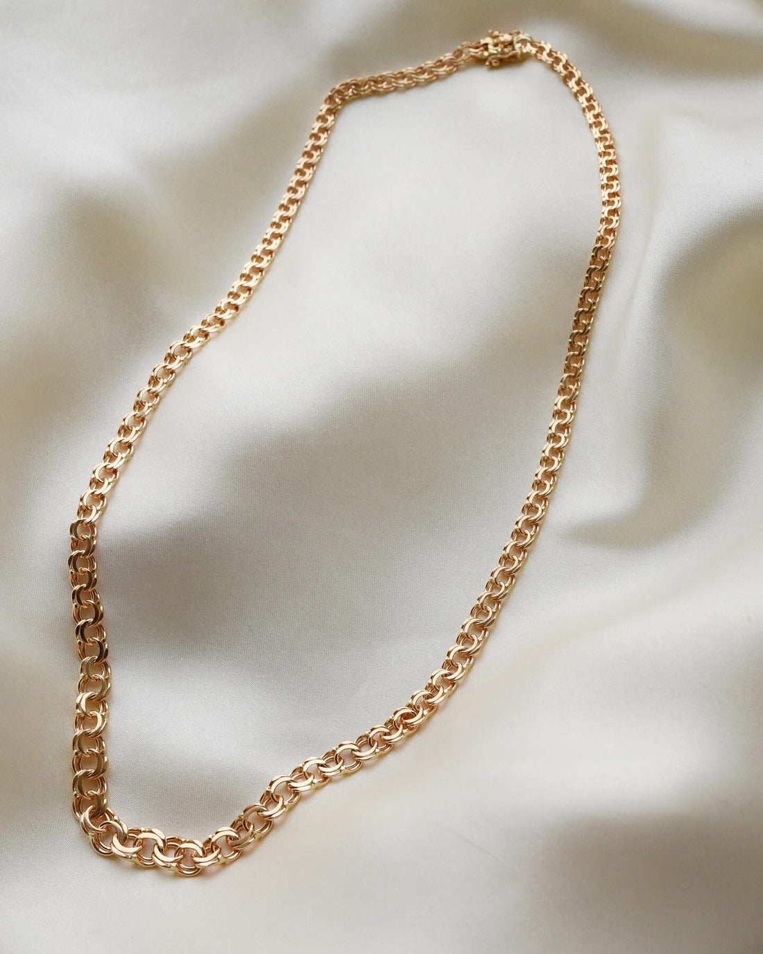 Selling Separately! Baby Bismarck, Bismarck and Curb Link Chain 18K Gold 1960s