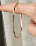 Beautiful Antique Bangle Bracelet 14K Gold 1930s