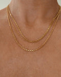 Italian Vintage Biker Chain 18K Rose Gold
