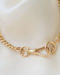 Super Substantial Rare Antique Watch Chain 18K Gold 1929