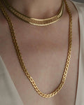 Sexy Rare Danish Vintage Necklace 14K Gold 1980s