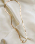 Magical Rare 16.5 Inches Long Antiwue Watch Chain Fancy Bar Link 18K Gold 1910