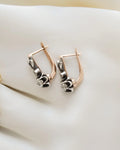 The Sweetest Antique Old Cut Diamond Earrings 18K Gold
