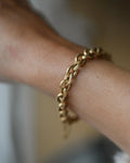 Drop Dead Gorgeous Vintage Bracelet 18K Gold Mid 1900s