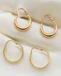 Perfect Never Take Off Swedish Vintage Hoops 18K Gold