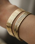 Heavy Gorg Danish Vintage Bracelet 14K Gold 1960s
