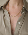 Glimmering Radiant Italian Vintage Chain 18K Gold
