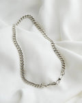 Antique English Silver Watch Chain Necklace 1912
