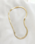 Superb 30 Grams Danish Vintage Mid Century Necklace 14K Gold 1970s