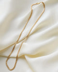Beautiful Swedish Vintage Curb Link Chain 18K Gold