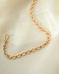 Amazing Rare 10.4 Inches Rose Gold Watch Chain 18K Gold