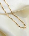 Rare Danish Mid Size Anchor Link Chain 14K Gold