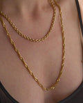 Radiant Rounded Anchor Link Chain 14K Gold