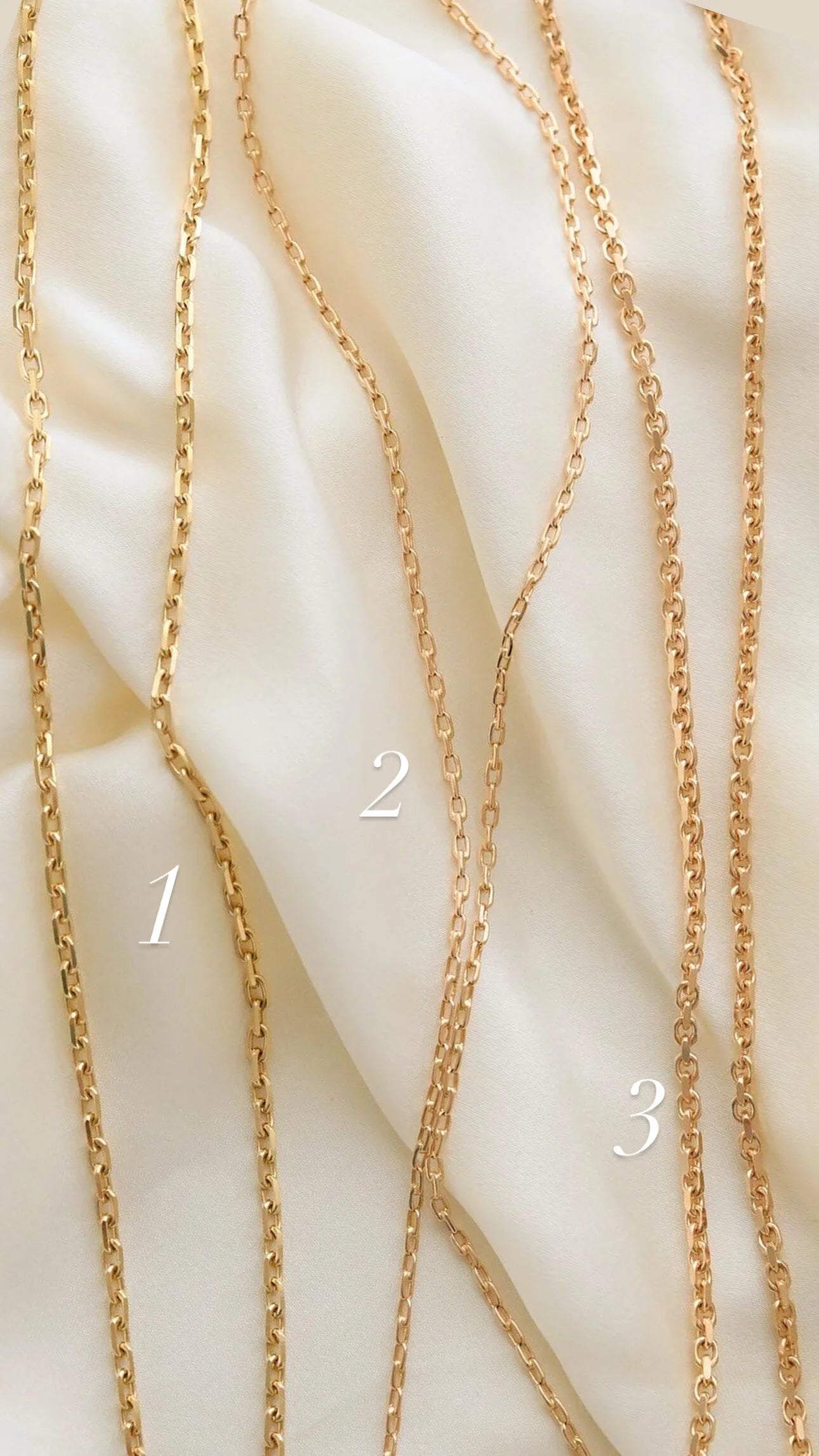 Italian Vintage Biker Chain 18K Rose Gold