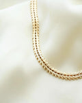 The Perfect Danish Mid Century Necklace 14K Gold 1965