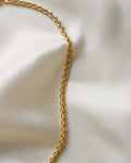 Gorgeous Vintage Wheat Link Chain 14K Gold 1980s