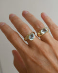 Amazing Vintage Aquamarine Rings 14K Gold