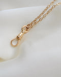 Antique 116-year-old Long Guard Chain 18K Gold 1906