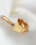 Extraordinary Organic Shaped Ring 18K Gold