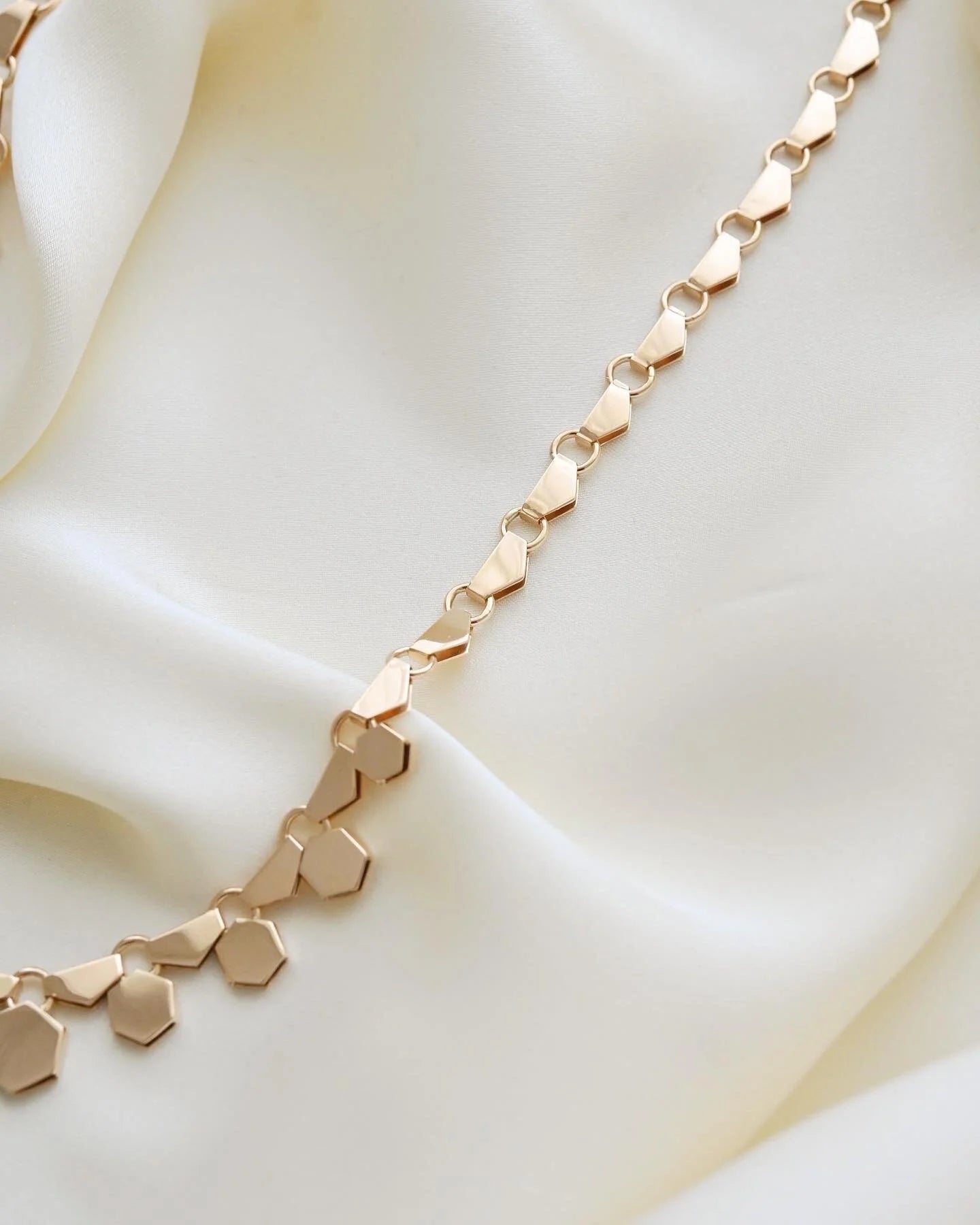 Amazing Mid Century Danish Vintage Necklace 14K 1960s