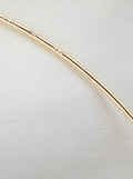 Stunning Sexy Vintage Wire Choker Collar 18K Gold Sweden 1970s