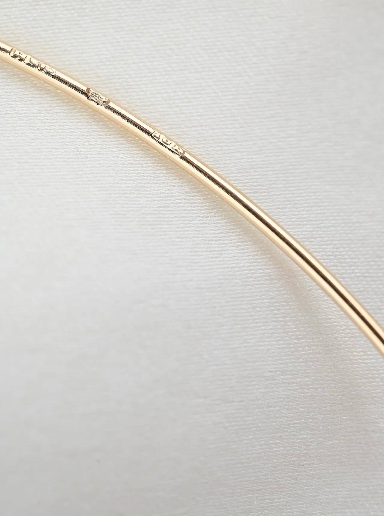 Stunning Sexy Vintage Wire Choker Collar 18K Gold Sweden 1970s