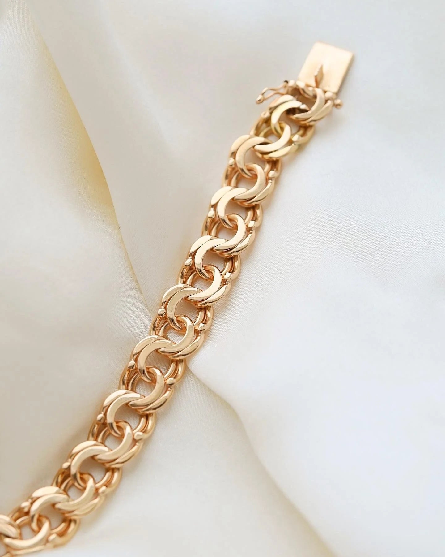 BIG HEAVY Swedish Dream Bracelet 18K Gold 1962