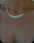 Beautiful Danish Mid Century Necklace 14K Gold 1965
