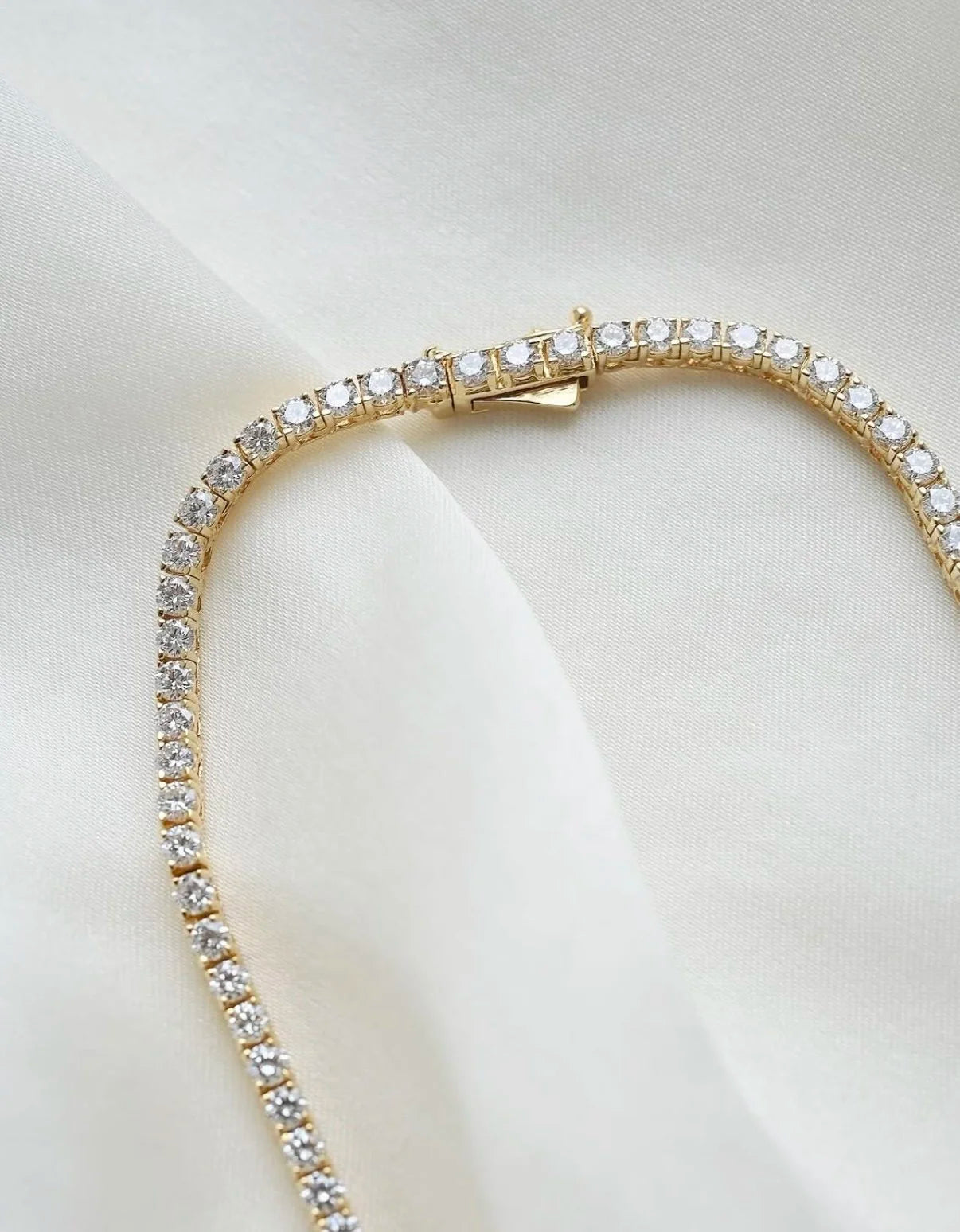 Once in a Lifetime Dream Tennis Necklace Natural Diamond 8.0 Carats 18K Gold