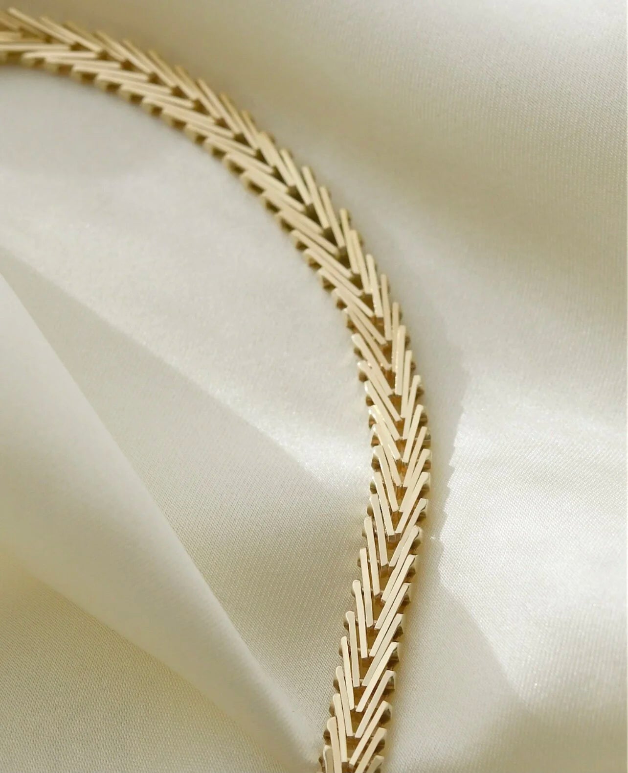 Amazing Geneva Link Necklace Vintage by Torben Andersen 14K Gold 1960s