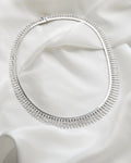 Sublime Silver Necklace Cleopatra Style Sweden 1970s