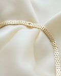 Stunning Rare Longer Brick Link Necklace 14K Gold 1960s