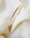Classic Timeless Round Vintage Gold Bangle 14K 1960s