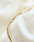 Sublime Rare Deluxe Serpent Curb Link Necklace 18K Gold