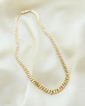 Super Heavy Danish Curb Link Dream Necklace 14K Gold