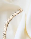 Danish Brick Link Bracelet by Charles Ø 14K Gold 1962-1972